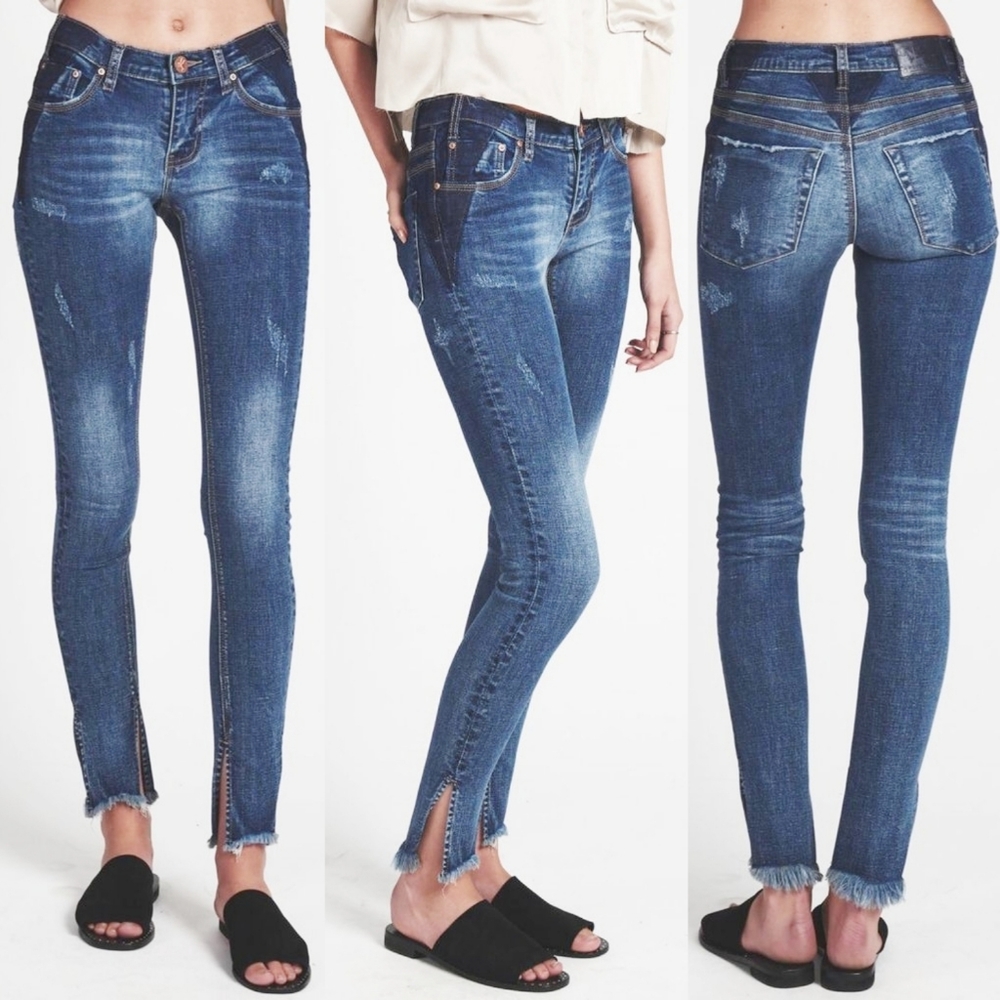One Teaspoon Hoodlum Skinny Distressed Jeans
